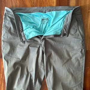 Birddogs men’s pants with built in liner, size 36x34